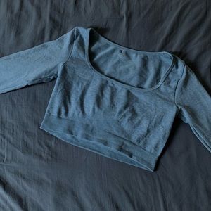 Square neck workout top